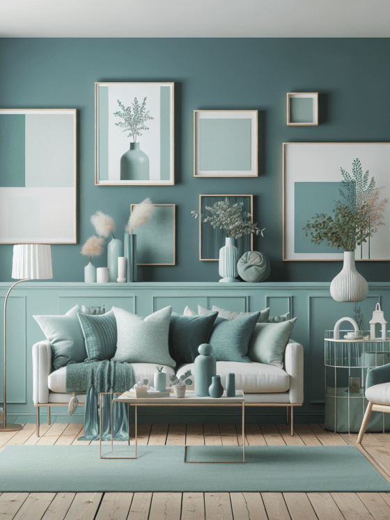 Embrace the Serenity of Aquamarine Green in Your Home Decor